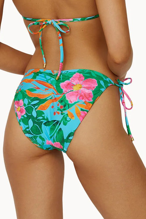 PQ Swim Zinnia Embroidered Tie Bottoms